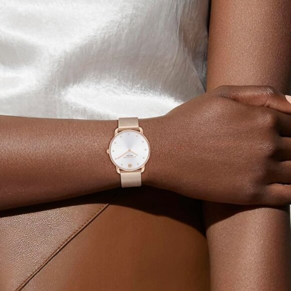Coach Elliot Women's Watch | Modern Elegance with Iconic Tea Rose Detail | Chic - Picture 5 of 5